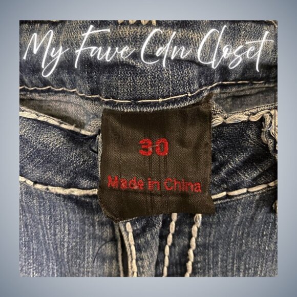 Vintage True Religion Ladies Jeans Sz 30 - Picture 5 of 7